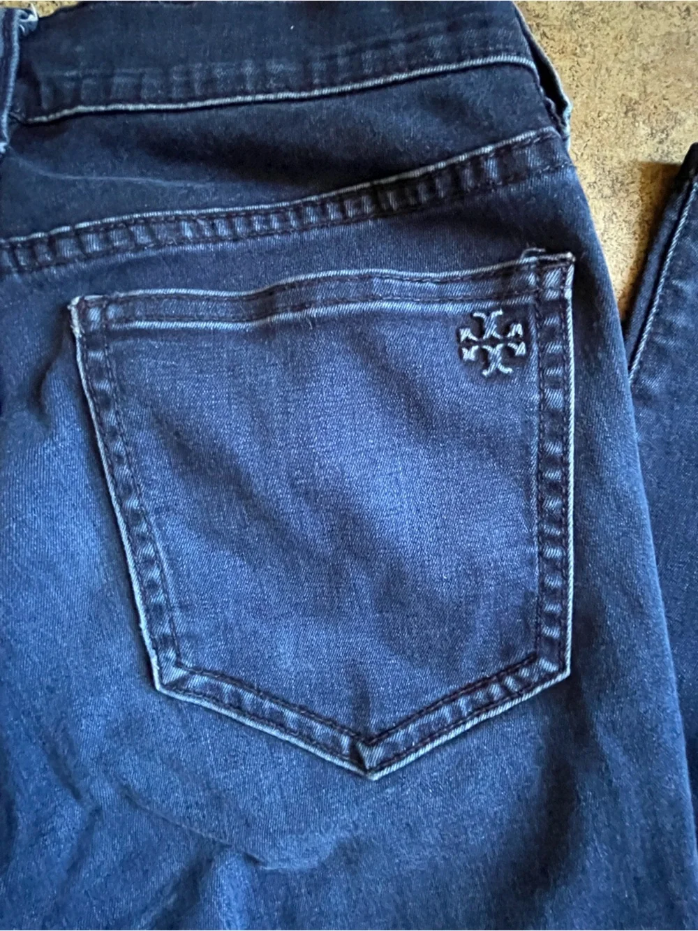 💕 $29 Bundled Tory Burch Dark Blue Skinny Legging Jeans